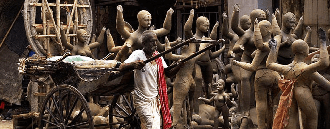 Kumartuli & Handpull Rickshaw |SIGHTSEEING OFFERED BY TOUR COMPANY OF KOLKATA