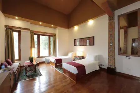 Bhutan Tour Package: Thimphu Hotel InfoTerma Linca Resort Room