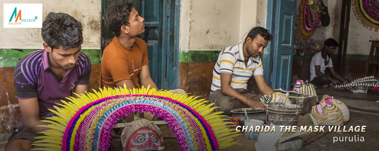 Purulia Tour charida mask village