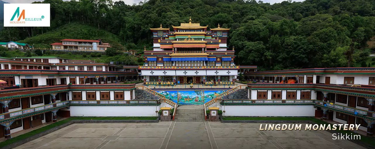 Gangtok Sikkim / Darjeeling Tour Package Lingdum Monastery