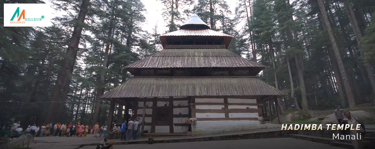 Manali to  Leh Ladakh by Road Hadimba Temple