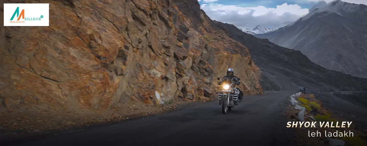 Manali to  Leh Ladakh by Road Shyok Valley