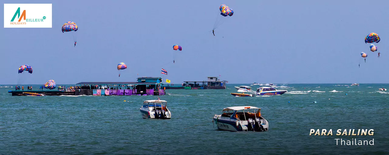 Bangkok Pattaya Tour Package Para Sailing