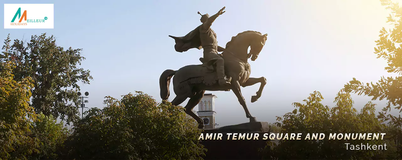 Tashkent Tour Amir Temur Square and Monument