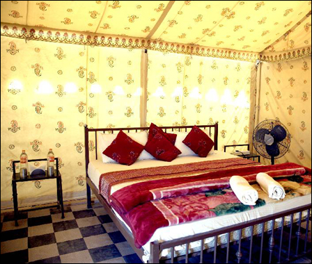 Hotel Info : Jaisalmer Desert CampWelcome Desert Interior